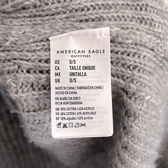 American Eagle Fringe Hem Knit Oversized Cardigan - Picture 8 of 8